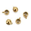 Stainless Steel Bead Earrings Accessories With Vacuum Electroplating And Welding Handmade Diy