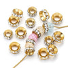 Stainless Steel Beaded And Wheel Diy Jewelry Handmade Accessories Earrings And Bracelet With Electroplating