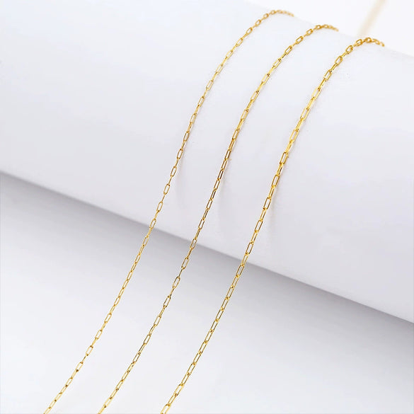 Stainless Steel Beaded Bracelet Chain 18K Vacuum Plated Ultrafine Cross Style Jewelry Chain