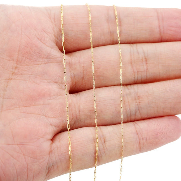 Stainless Steel Beaded Bracelet Chain 18K Vacuum Plated Ultrafine Cross Style Jewelry Chain