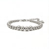 Stainless Steel Beaded Bracelet Electroplated Women's Jewelry