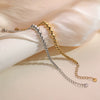 Stainless Steel Beaded Bracelet Electroplated Women's Jewelry