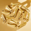 Stainless Steel Beaded Jewelry Accessories With Electroplating Bamboo Hook Pearl And Red Rope Style