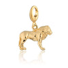Stainless Steel Bear Pendant Electroplated 18K Gold Diy Pendant