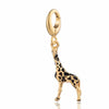 Stainless Steel Bear Pendant Electroplated 18K Gold Diy Pendant