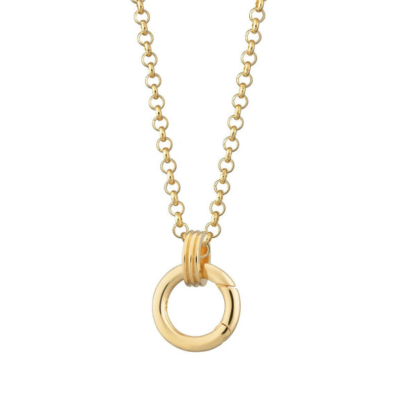 Stainless Steel Bear Pendant Electroplated 18K Gold Diy Pendant