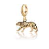 Stainless Steel Bear Pendant Electroplated 18K Gold Diy Pendant