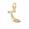 Stainless Steel Bear Pendant Electroplated 18K Gold Diy Pendant