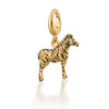 Stainless Steel Bear Pendant Electroplated 18K Gold Diy Pendant