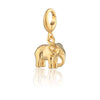 Stainless Steel Bear Pendant Electroplated 18K Gold Diy Pendant
