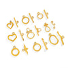 Stainless Steel Bee Pattern Electroplated Buckle Jewelry Accessories