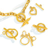 Stainless Steel Bee Pattern Electroplated Buckle Jewelry Accessories