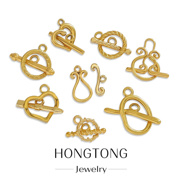 Stainless Steel Bee Pattern Electroplated Buckle Jewelry Accessories