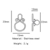 Stainless Steel Bee Pattern Electroplated Buckle Jewelry Accessories