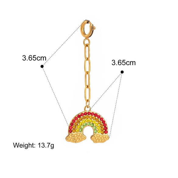 Stainless Steel Bikini Pendant Connection Buckle Jewelry Accessories With Electroplating Process