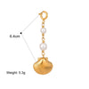 Stainless Steel Bikini Pendant Connection Buckle Jewelry Accessories With Electroplating Process