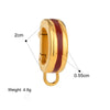 Stainless Steel Bikini Pendant Connection Buckle Jewelry Accessories With Electroplating Process
