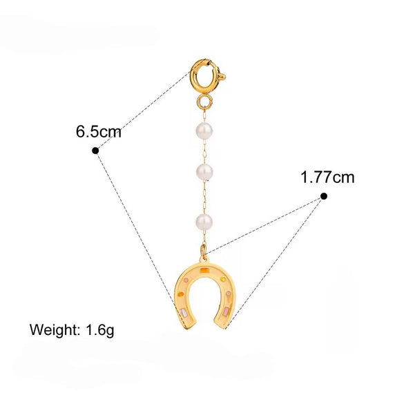 Stainless Steel Bikini Pendant Connection Buckle Jewelry Accessories With Electroplating Process