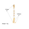 Stainless Steel Bikini Pendant Connection Buckle Jewelry Accessories With Electroplating Processing