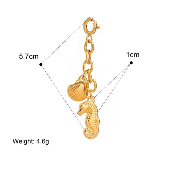 Stainless Steel Bikini Pendant Connection Buckle Jewelry Accessories With Electroplating Processing