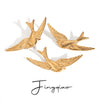 Stainless Steel Bird Pattern Electroplated Jewelry Earrings Hairpin