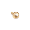 Stainless Steel Birthstone Pendant Vacuum Plated Jewelry Accessories