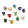 Stainless Steel Birthstone Pendant Vacuum Plated Jewelry Accessories