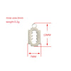 Stainless Steel Blade Shape Punk Style Jewelry Accessories Pendant With Polishing