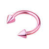 Stainless Steel Body Piercing Jewelry Cshaped Electroplated Unisex