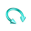 Stainless Steel Body Piercing Jewelry Cshaped Electroplated Unisex