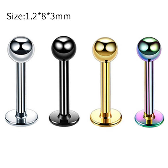 Stainless Steel Body Piercing Jewelry Cshaped Nose Ring Eyebrow Nail Lip Nail Electroplated Geometric Unisex