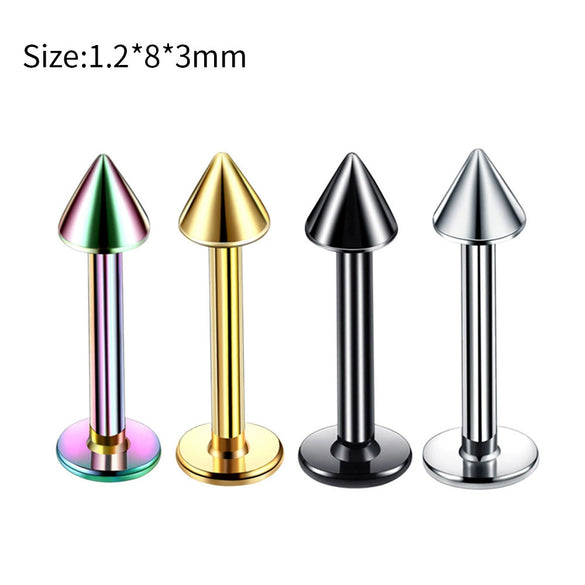 Stainless Steel Body Piercing Jewelry Cshaped Nose Ring Eyebrow Nail Lip Nail Electroplated Geometric Unisex
