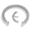 Stainless Steel Bohemian Adjustable Female Woven Bracelet With Electroplating
