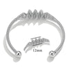 Stainless Steel Bohemian Adjustable Female Woven Bracelet With Electroplating