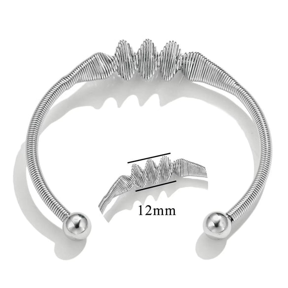 Stainless Steel Bohemian Adjustable Female Woven Bracelet With Electroplating