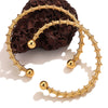 Stainless Steel Bohemian Adjustable Female Woven Bracelet With Electroplating