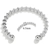 Stainless Steel Bohemian Adjustable Female Woven Bracelet With Electroplating