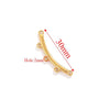 Stainless Steel Bohemian Multistrand Porous Curved Connector Totem Pattern Diy Jewelry Making Supplies Accessories With Electroplating