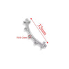 Stainless Steel Bohemian Multistrand Porous Curved Connector Totem Pattern Diy Jewelry Making Supplies Accessories With Electroplating