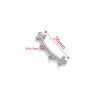 Stainless Steel Bohemian Multistrand Porous Curved Connector Totem Pattern Diy Jewelry Making Supplies Accessories With Electroplating