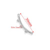 Stainless Steel Bohemian Multistrand Porous Curved Connector Totem Pattern Diy Jewelry Making Supplies Accessories With Electroplating