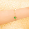 Stainless Steel Bohemian Style Geometric Beads Electroplated Women's Bracelet