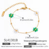 Stainless Steel Bohemian Style Geometric Beads Electroplated Women's Bracelet