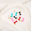 Stainless Steel Bone Shape Pendant Oil Dripping Craft Jewelry Diy Accessories