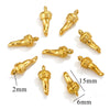 Stainless Steel Bow Leaves Pendant Accessories For Necklace And Bracelet Making Electroplated Waterproof