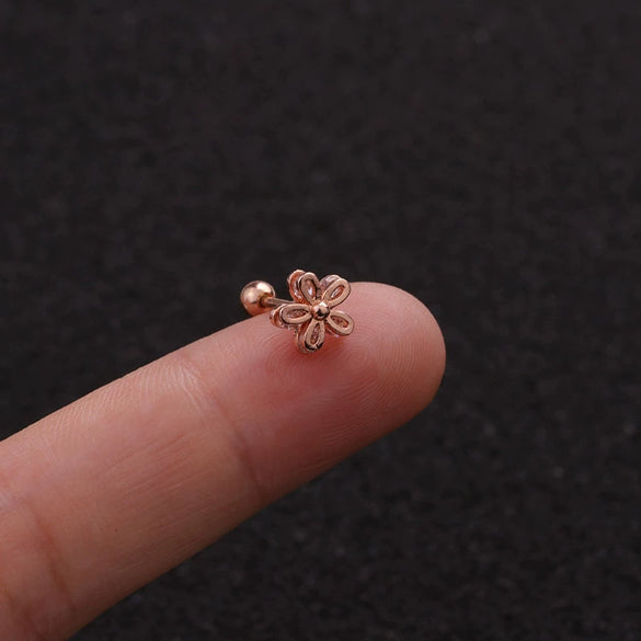 Stainless Steel Bow Pendant Zircon Earrings