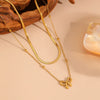 Stainless Steel Bow Shape Bead Clip Anklet Jewelry
