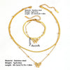 Stainless Steel Bow Shape Bead Clip Anklet Jewelry