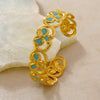 Stainless Steel Bowknot Drip Oil Bracelet Retro Sweet Open Cuff Bracelet For Women