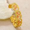 Stainless Steel Bowknot Drip Oil Bracelet Retro Sweet Open Cuff Bracelet For Women